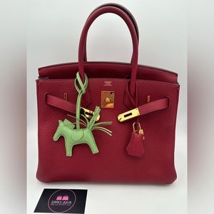 Hermes Birkin 30 Rouge Grenat